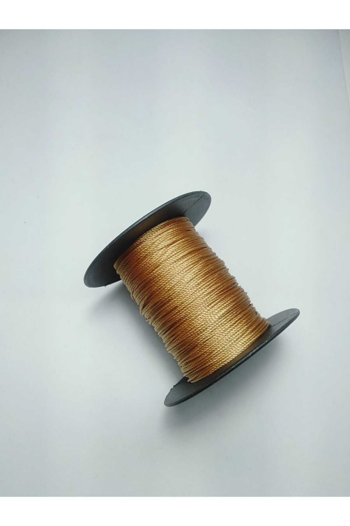 Eskişehir hobi sanat-20 Meters Rosary String - 0.8 mm Tan Color 6