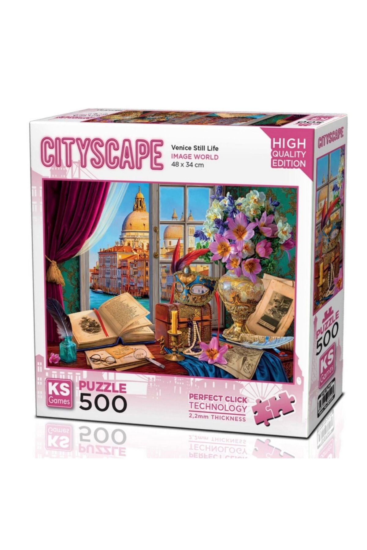 gcaksesuar Nessiworld KS Games Venice Still Life Puzzle 500 Parça 20054