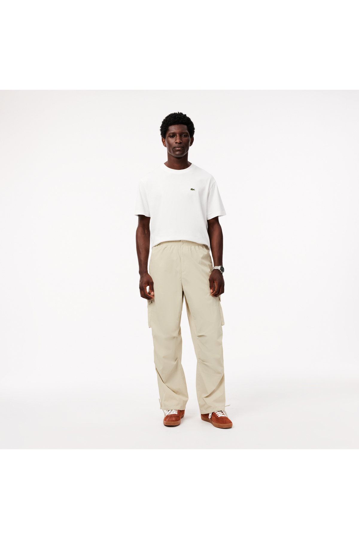 Erkek Regular Fit Krem Eşofman Altı