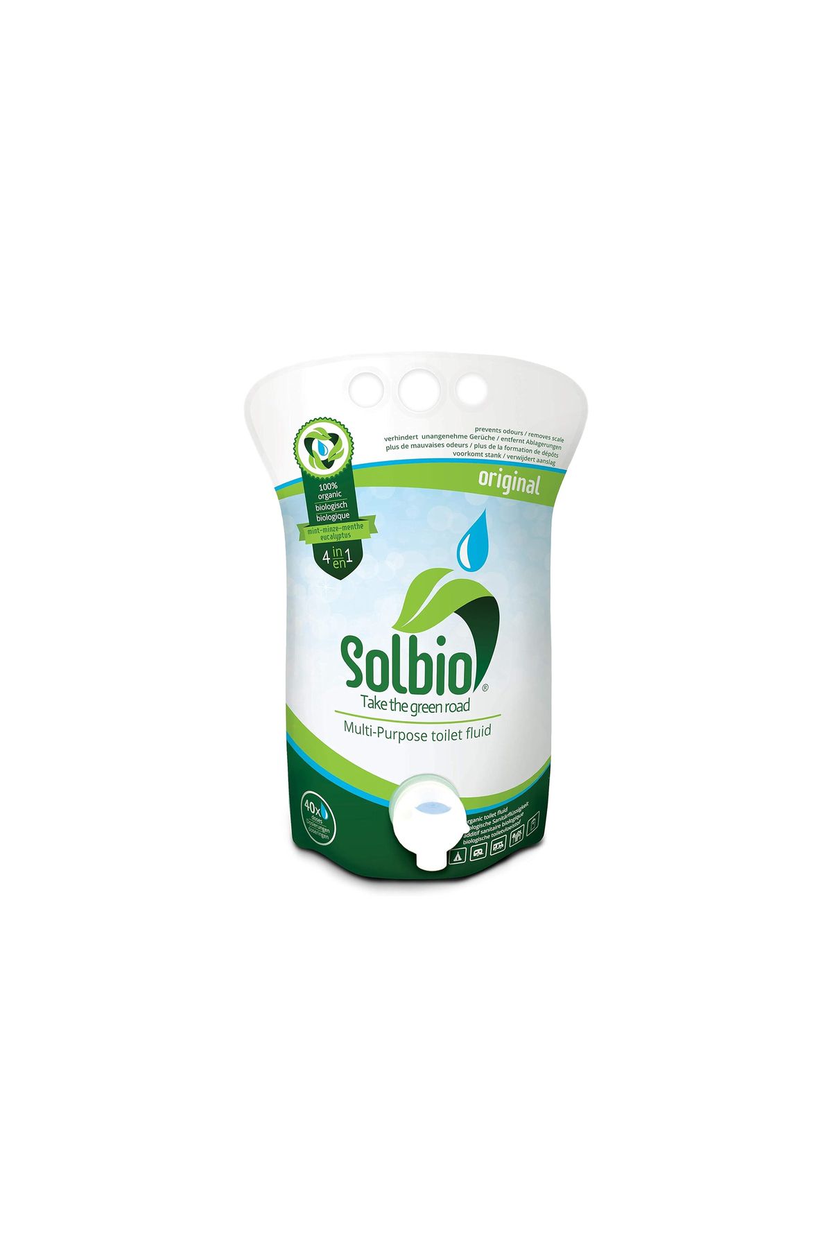 Solbio Xl 1.6l 40 Doz - 120 Günlük Karavan Ve Tekne Tuvalet Sıvısı Atık Parçalayıcı %100 Organik