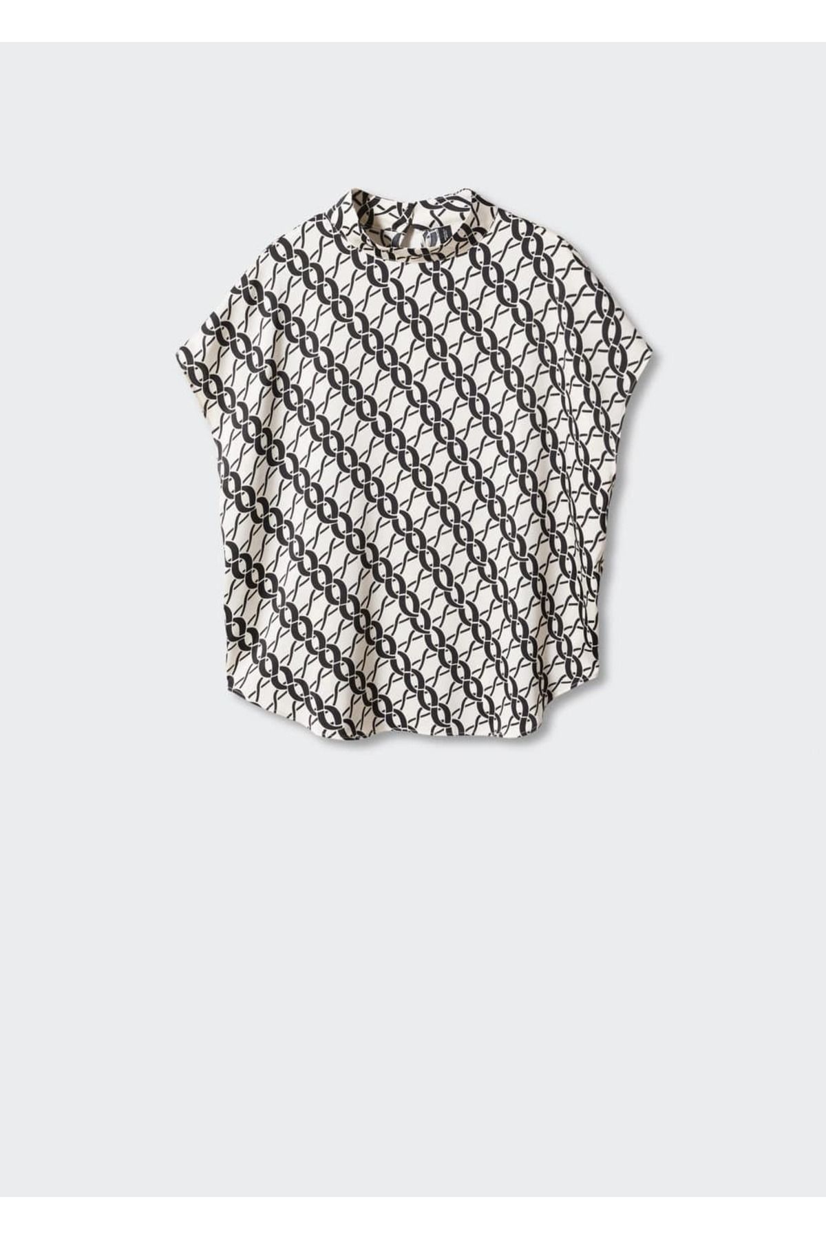 MANGO Woman-Bluse mit Ketten-Print 3