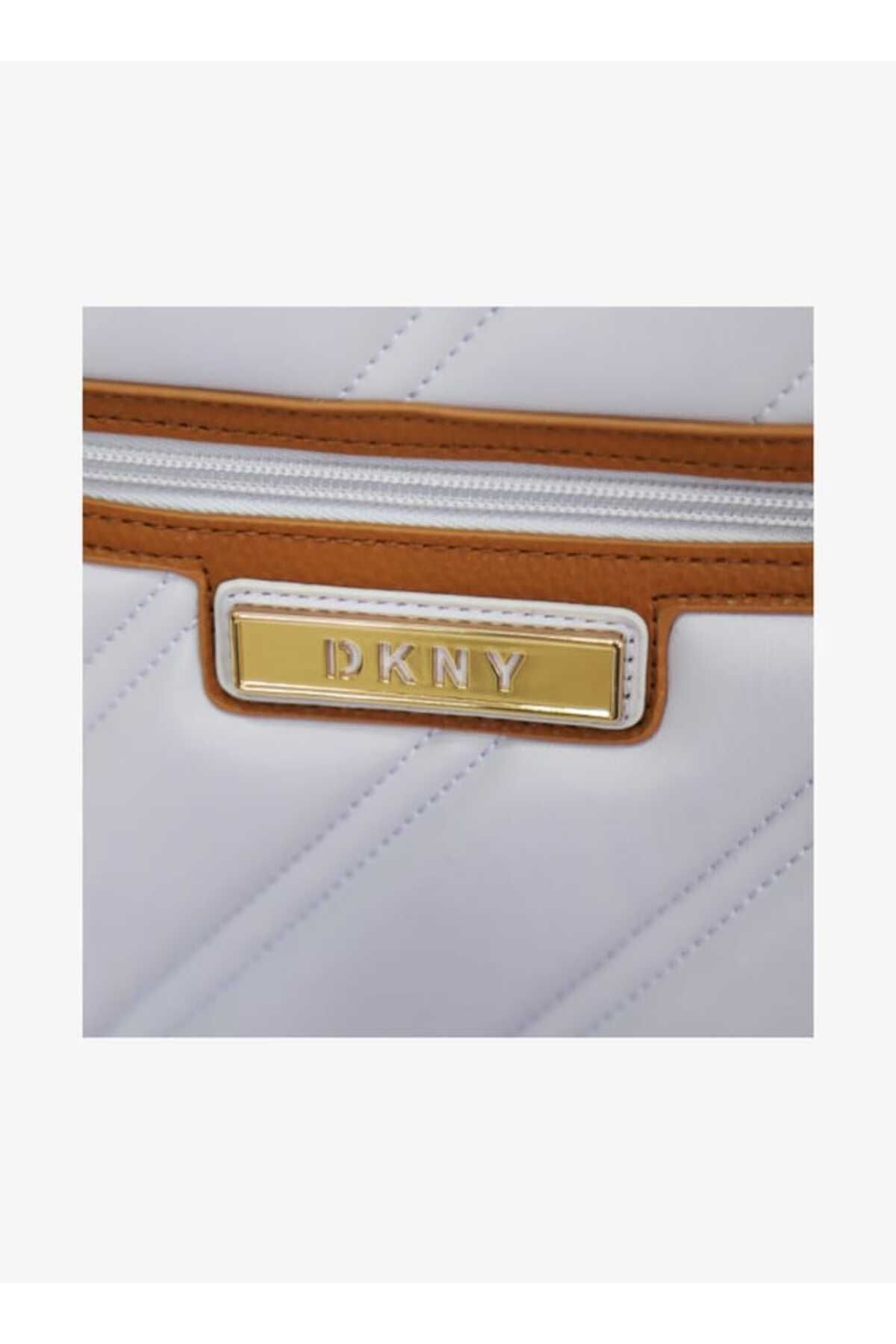 Dkny-Textured Backpack with Zip Closure and Adjustable Straps 2