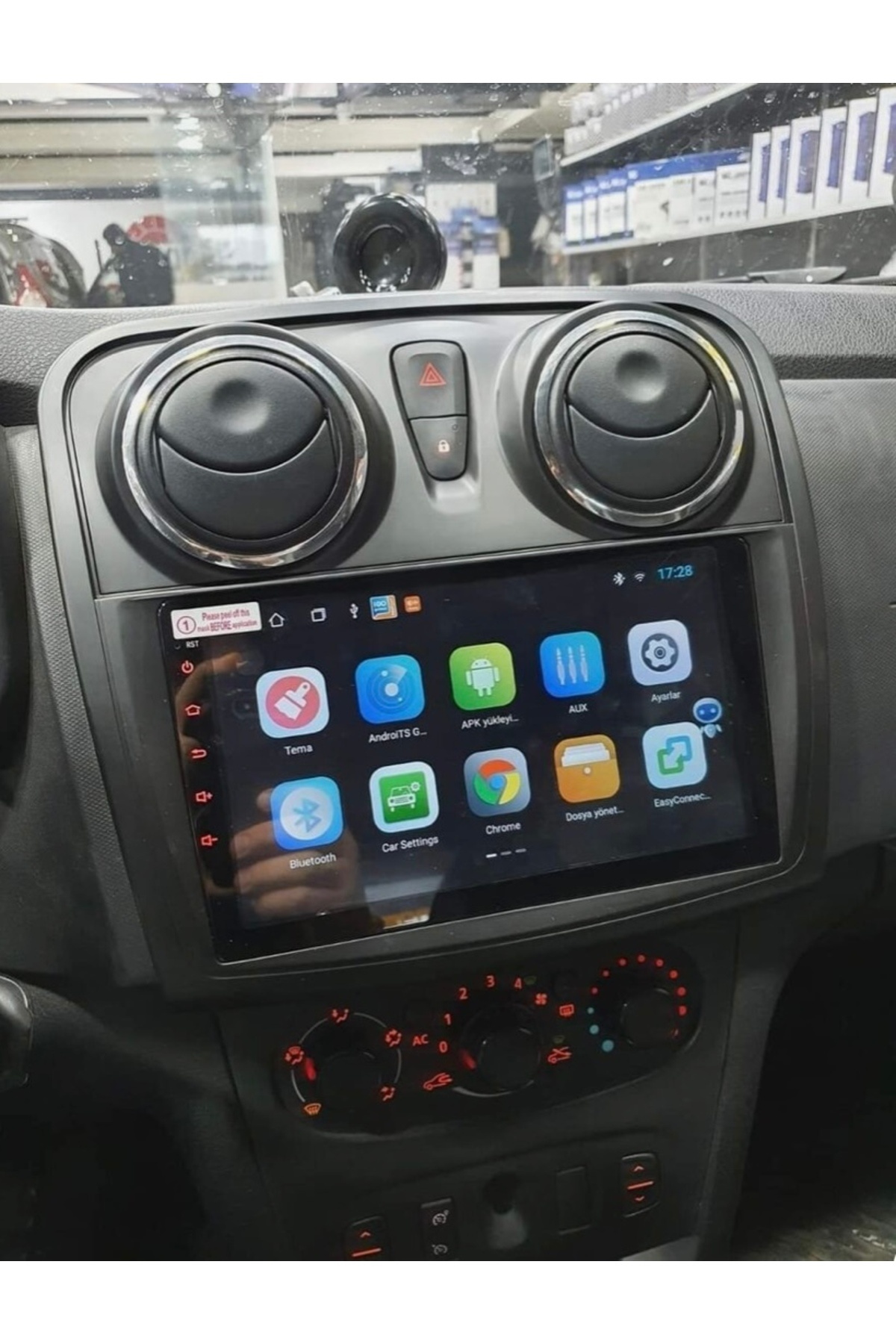 md-Dacia Sandero 4Gb Ram 64Gb Memory - Multi ­ Backup Camera Compatible for Media 1