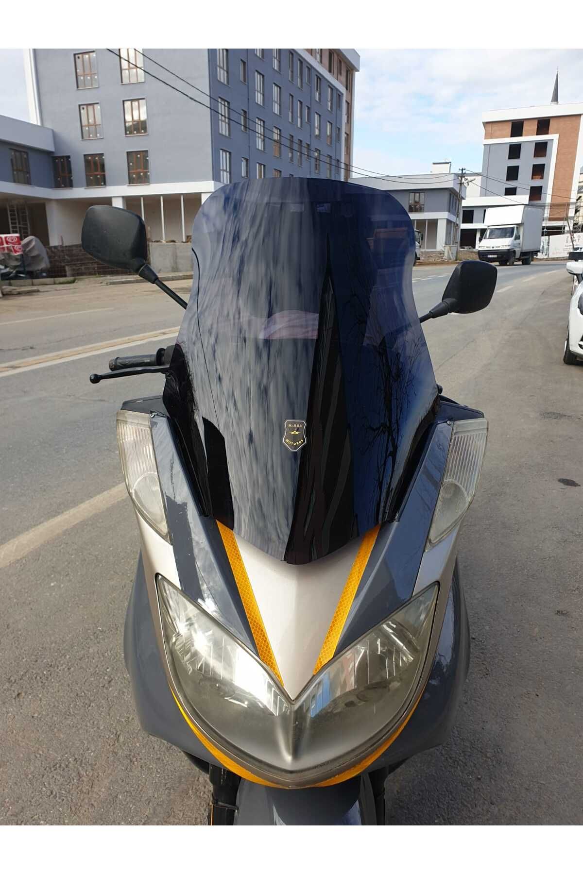 Yamaha Majesty 400 Siperlik Ön Cam 2005 2006 Model 68cm Siyah Renkli 4mm