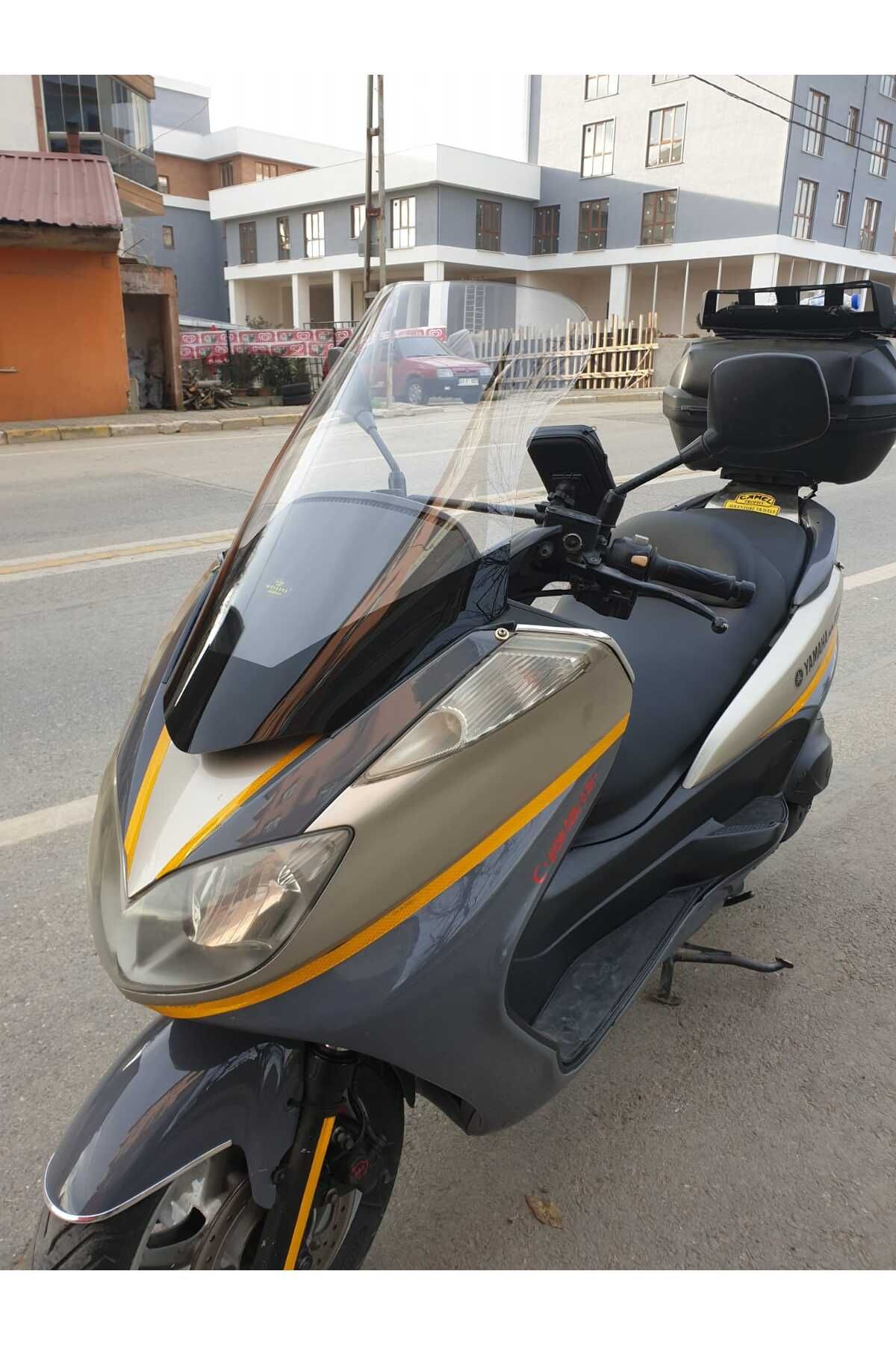 Yamaha Majesty 400 Siperlik Ön Cam 2005 2006 Model 68cm Şeffaf Renkli 4mm