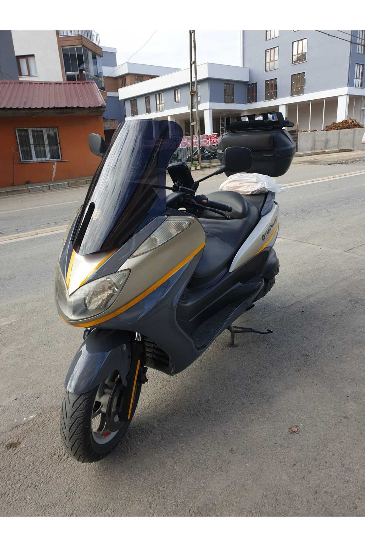 Yamaha Majesty 400 Siperlik Ön Cam 2005 2006 Model 68cm Siyah Renkli 4mm