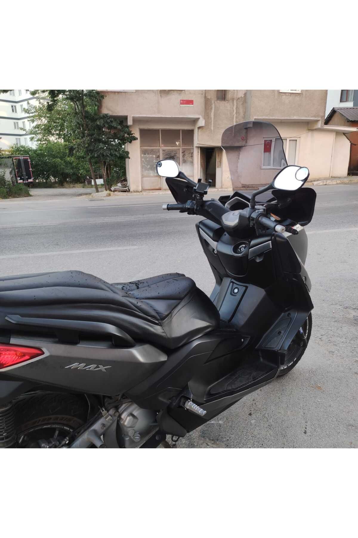 Yamaha Xmax 250 Siperlik Ön Cam 2014 2017 Model 58cm Füme Renkli 4mm