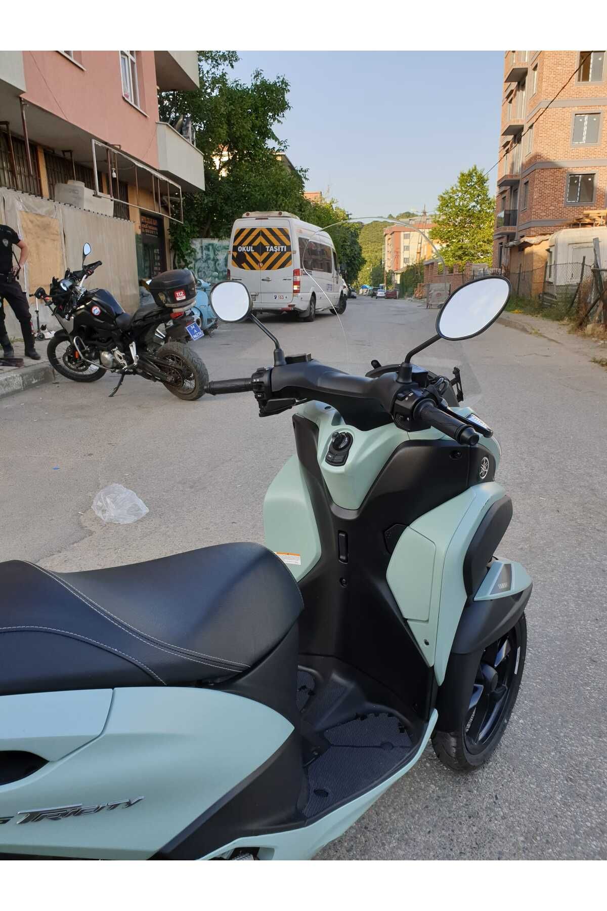 Yamaha Tricity 125 Siperlik Ön Cam 2014 2025 Model 60cm Şeffaf Renkli 4mm