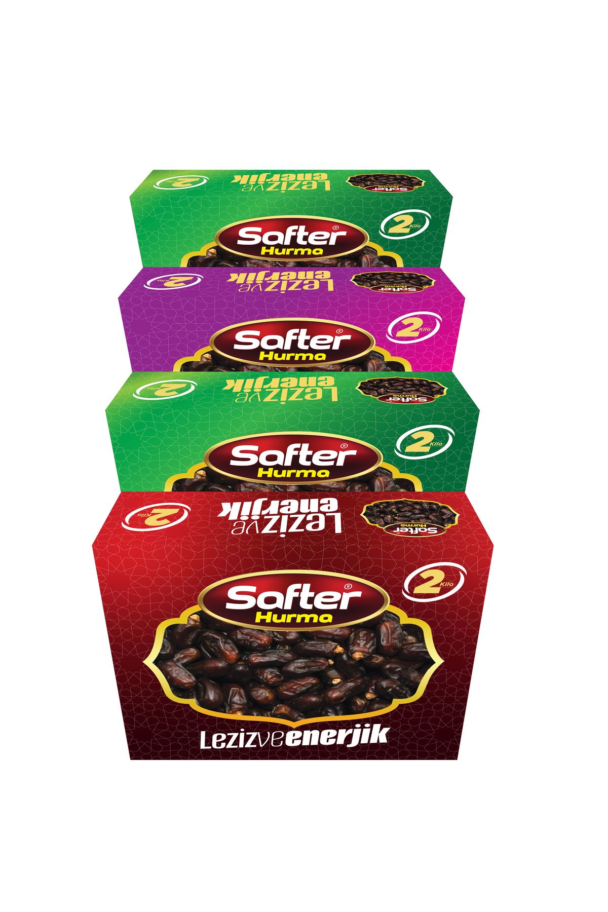 safterhurma Sayer Doğal Hurma, 2 kg. x 4 Paket