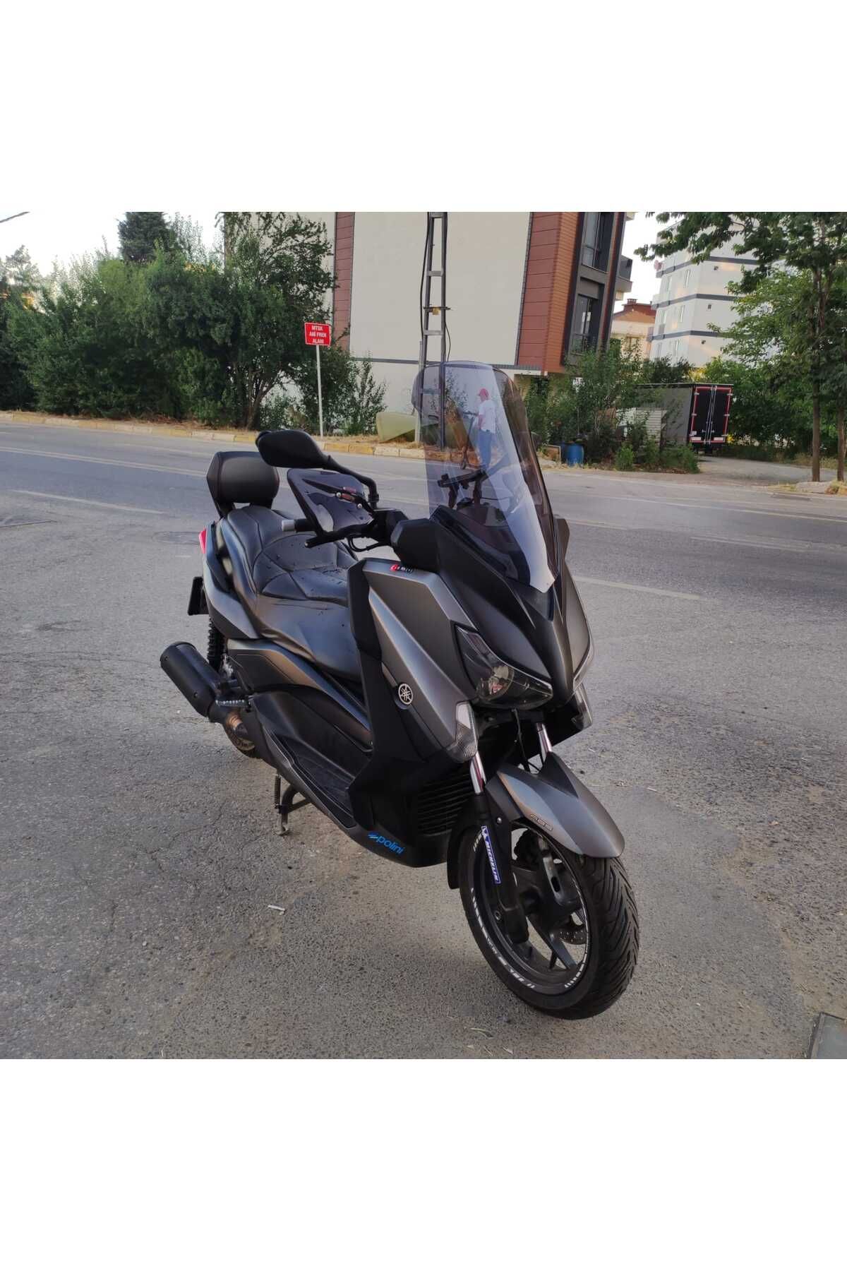 Yamaha Xmax 250 Siperlik Ön Cam 2014 2017 Model 58cm Füme Renkli 4mm