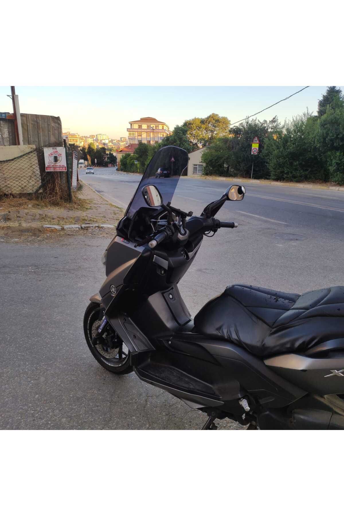 Yamaha Xmax 250 Siperlik Ön Cam 2014 2017 Model 58cm Füme Renkli 4mm