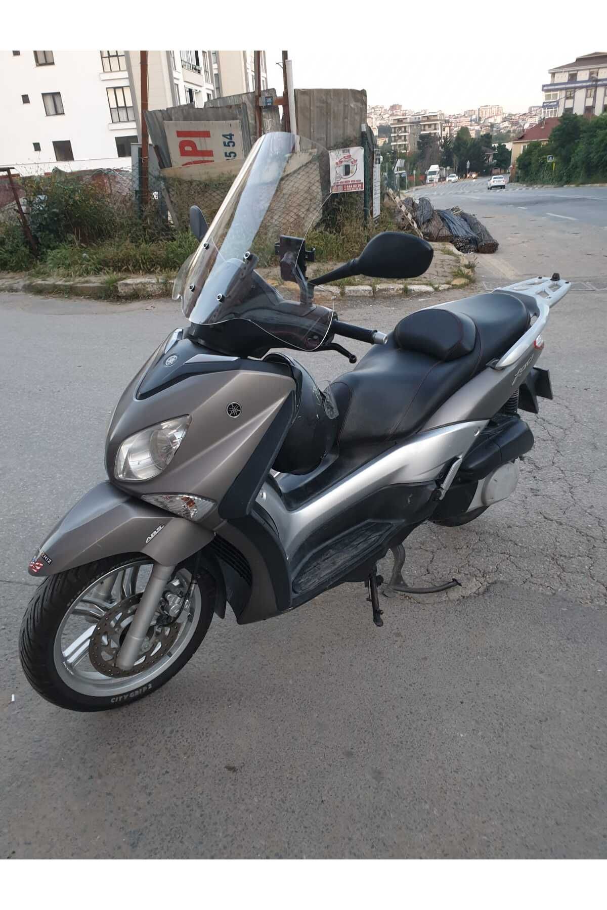 Yamaha Xcity 250 Siperlik Ön Cam 2011 2016 Model 50cm Şeffaf Renkli 4mm ELCİK KORUMALI