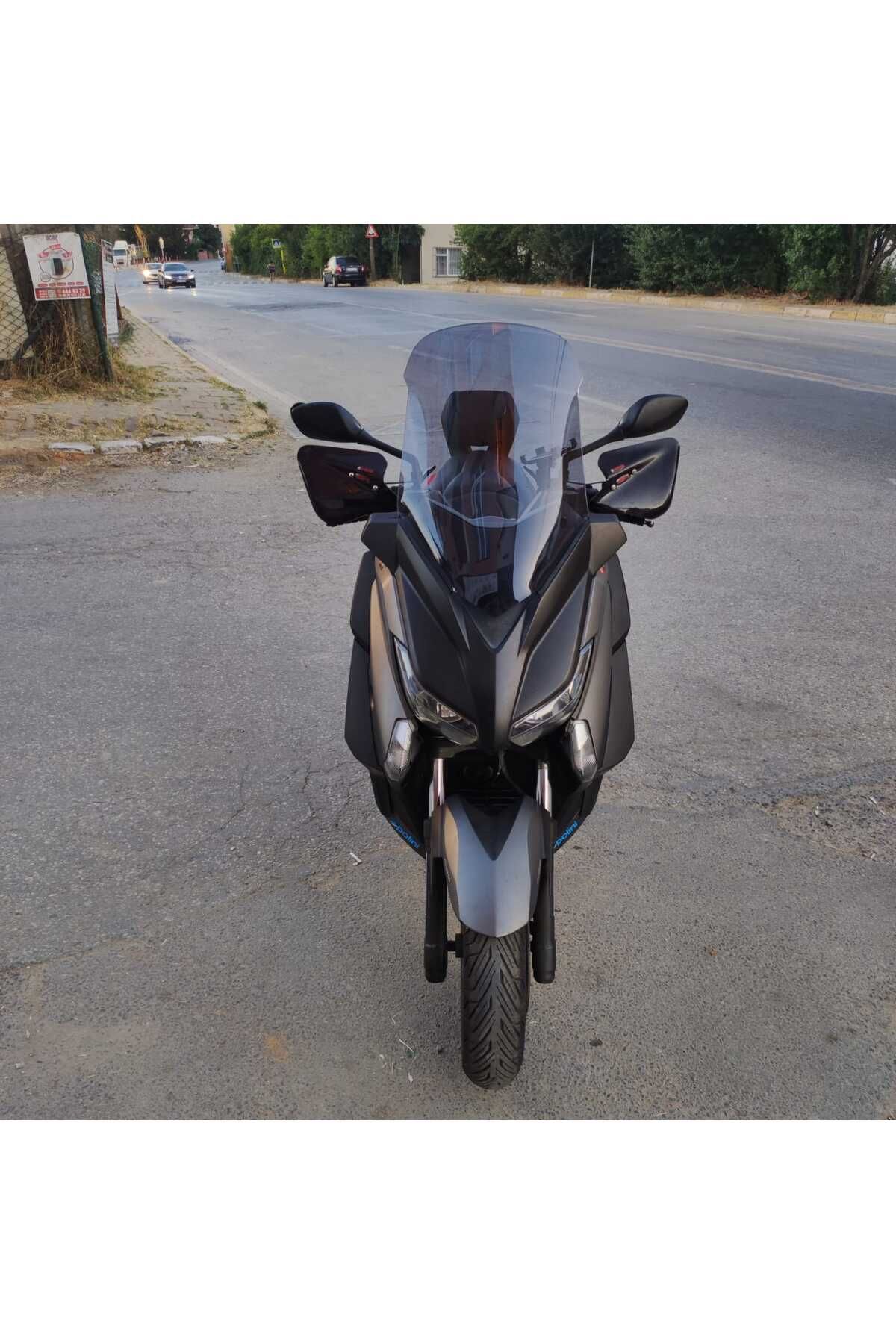 Yamaha Xmax 250 Siperlik Ön Cam 2014 2017 Model 58cm Füme Renkli 4mm