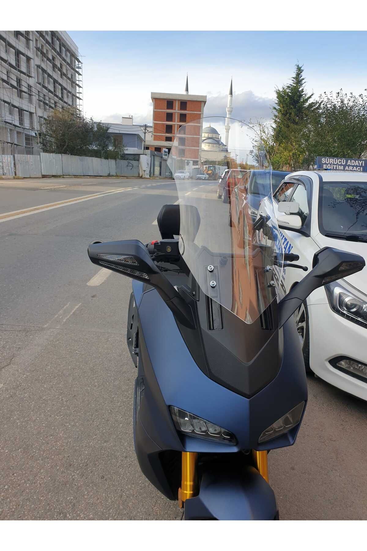 Yuki Huracan 250 Siperlik Ön Cam 2022-2025 Model 70cm Şeffaf Renkli 4mm