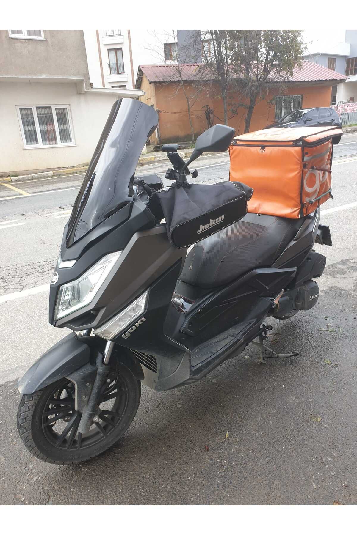 Yuki T9 strom 125 Ön Cam 2021-2025 Model 62cm Şeffaf Renkli 4mm