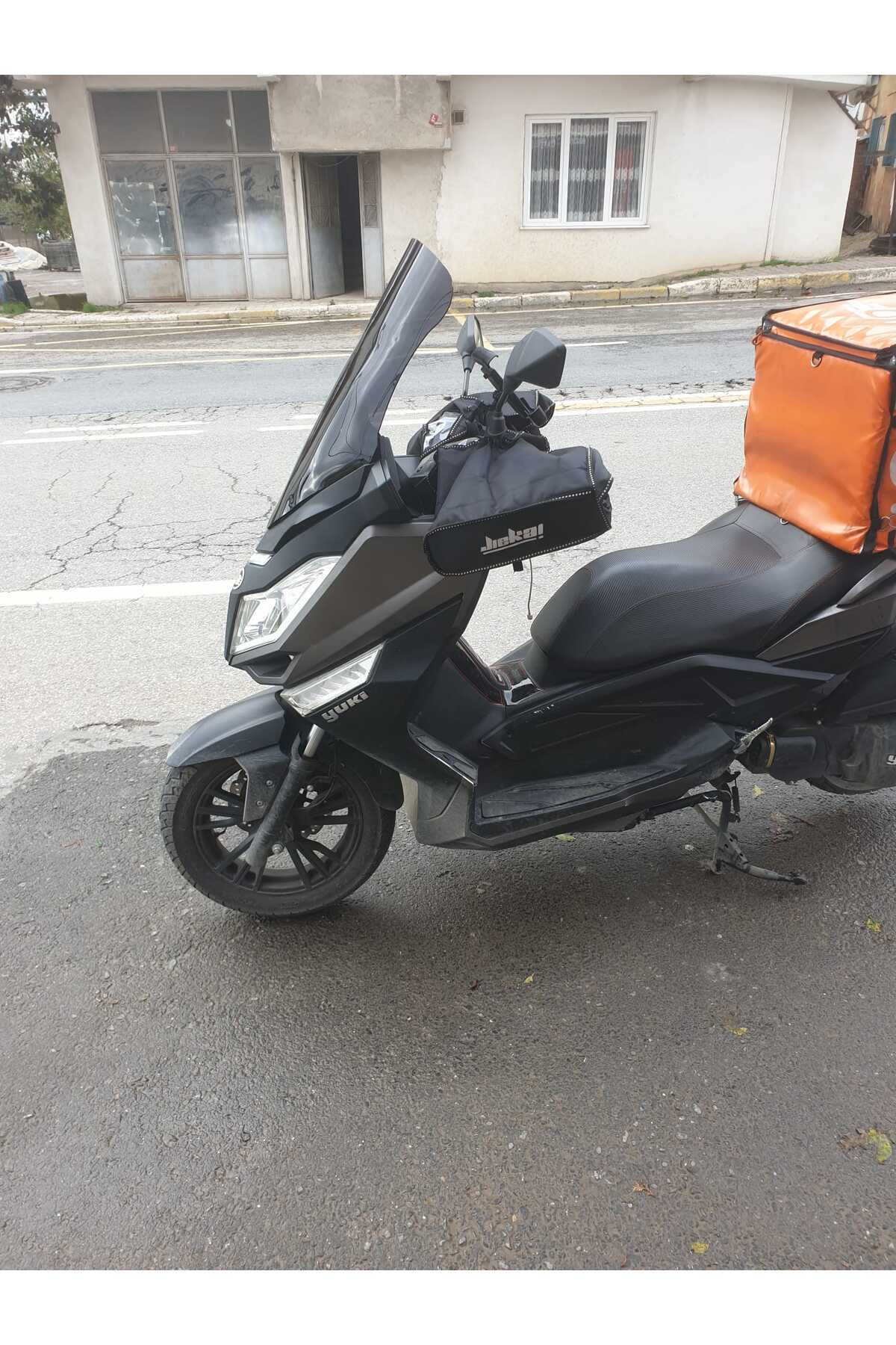 Yuki T9 strom 125 Ön Cam 2021-2025 Model 62cm Şeffaf Renkli 4mm