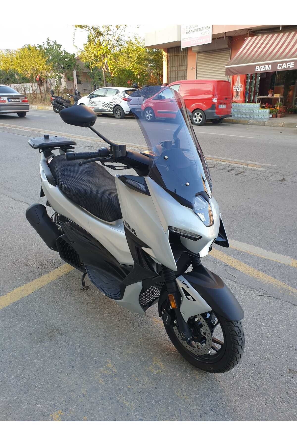 Zontes ZT 125 Siperlik Ön Cam 2025 Model 55cm Füme Renkli 4mm