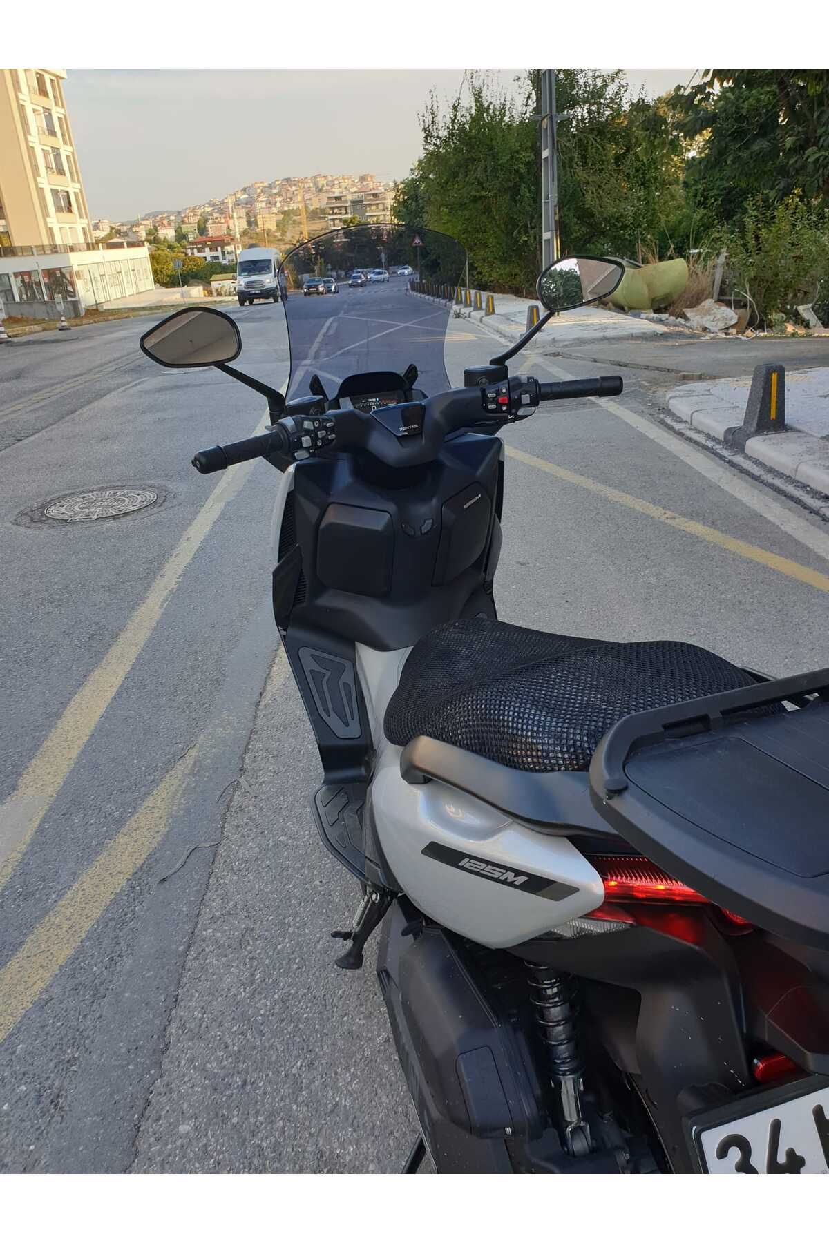 Zontes ZT 125 Siperlik Ön Cam 2025 Model 55cm Füme Renkli 4mm
