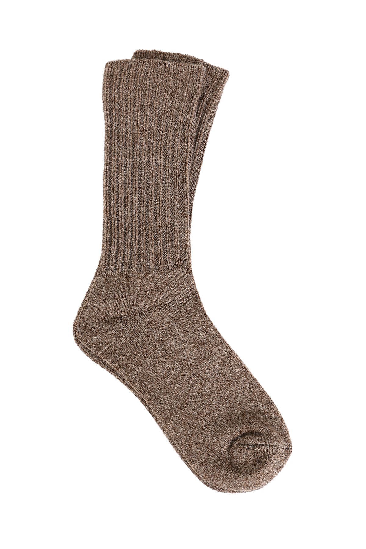 La Sarta-Wool Brown Socks 2