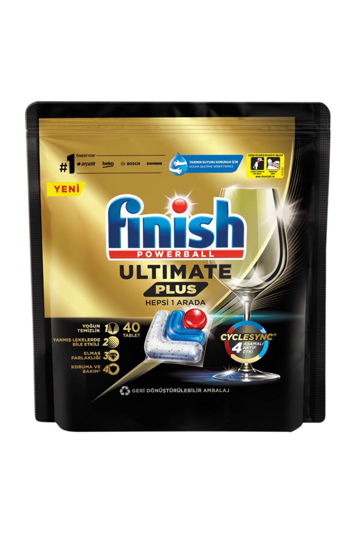 Finish Tablet Quantum Ultimate Plus 40'lı