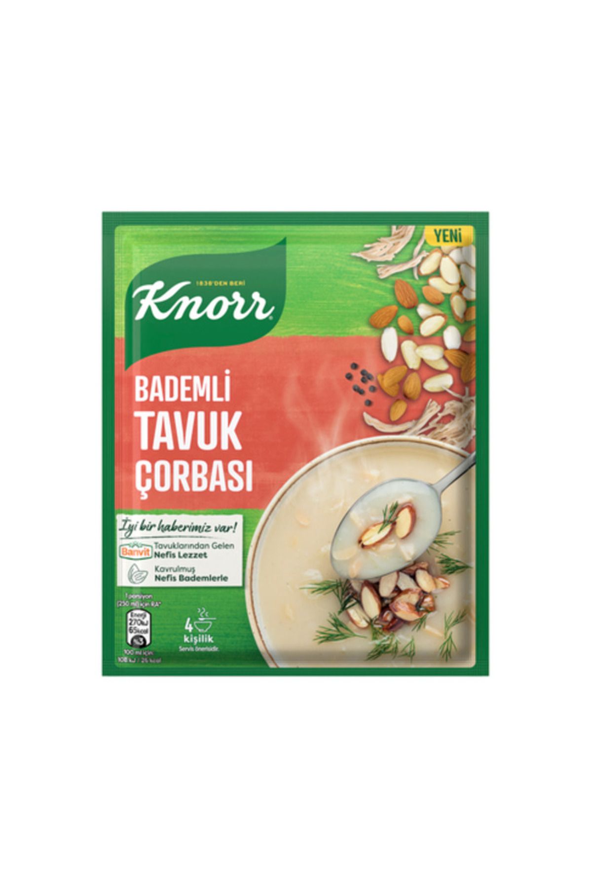 Knorr Tavuk Bademli Çorbası 75 Gr