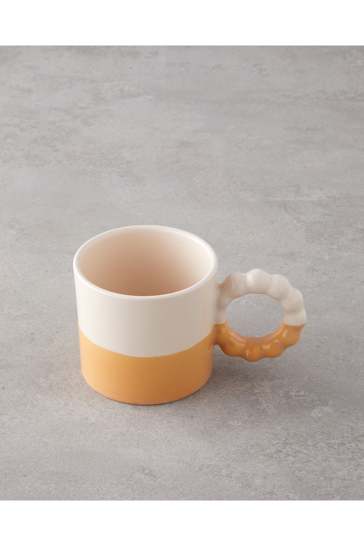 English Home-Yellow Ceramic Mug - Flowly 260 ml 2