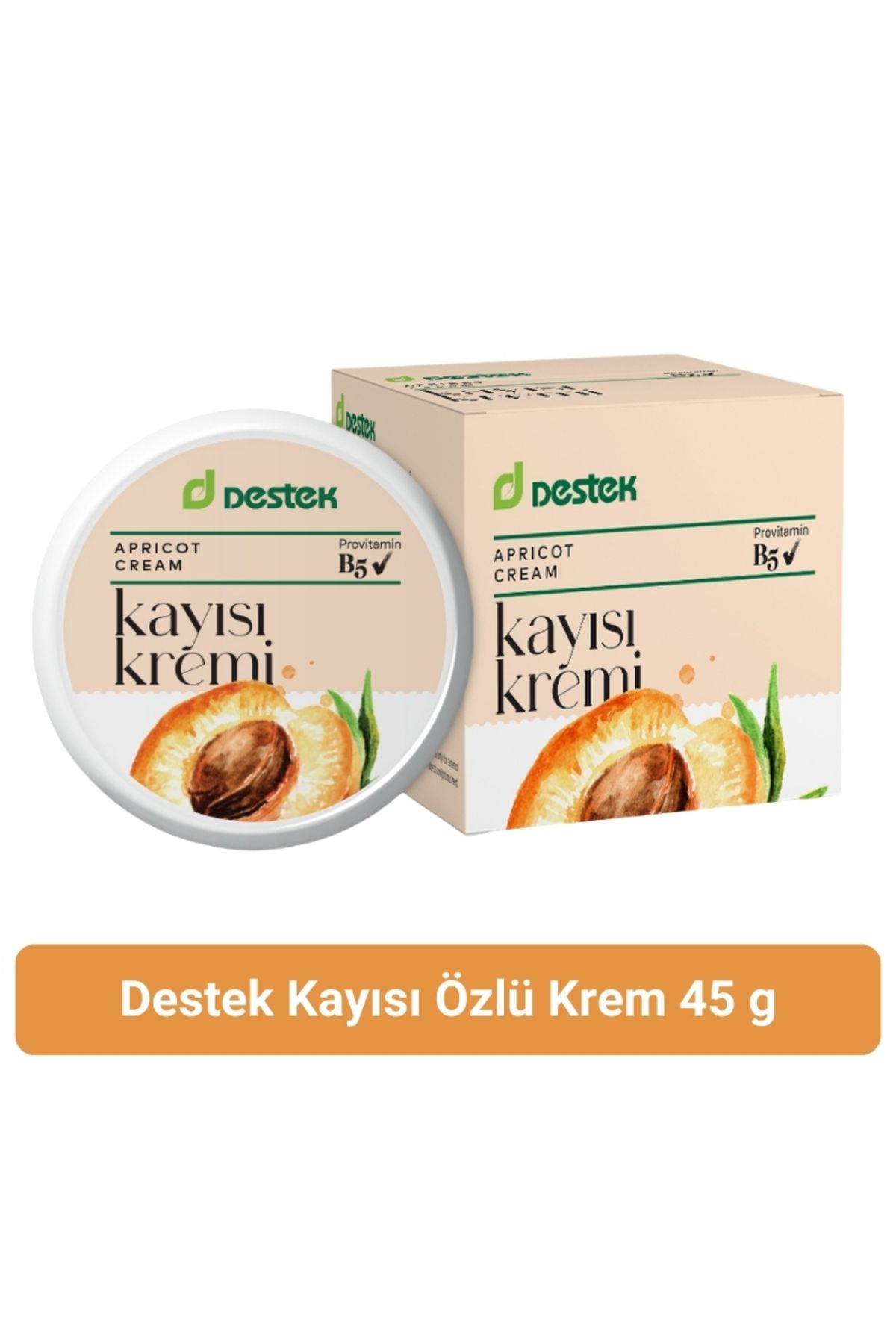 Destek Kayisi Özlü Krem 45 Gr