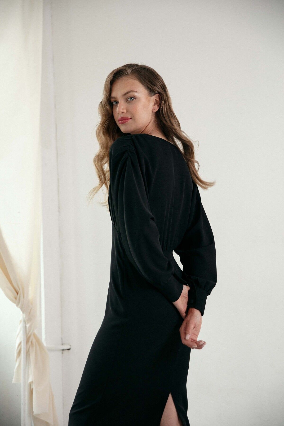 Makover-Rochie lunga cu top in stil kimono 5