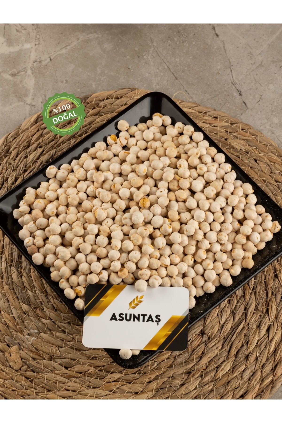 ASUNTAŞ Beyaz Nohut Nevşehir Usulü Vakumlu 1kg