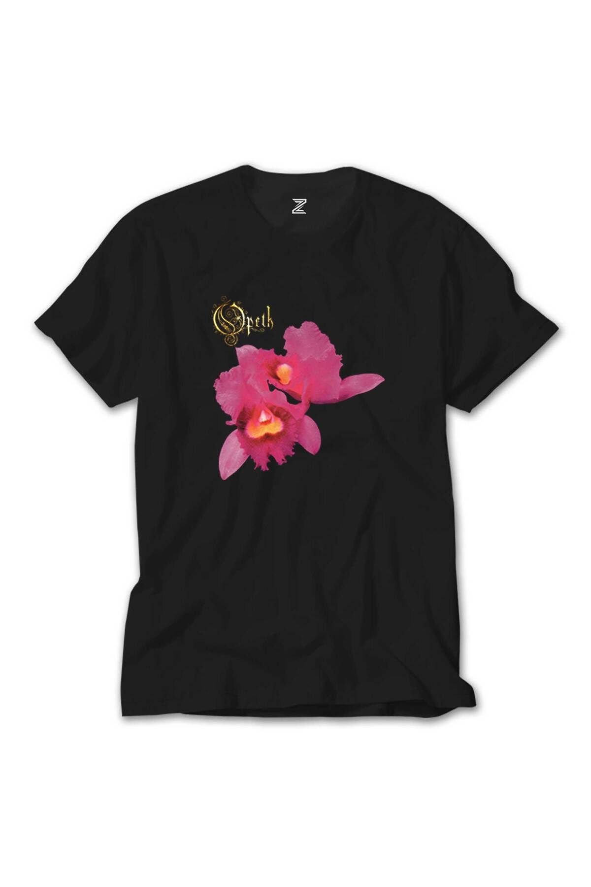 WAKHA Opeth Orchid Siyah Tişört