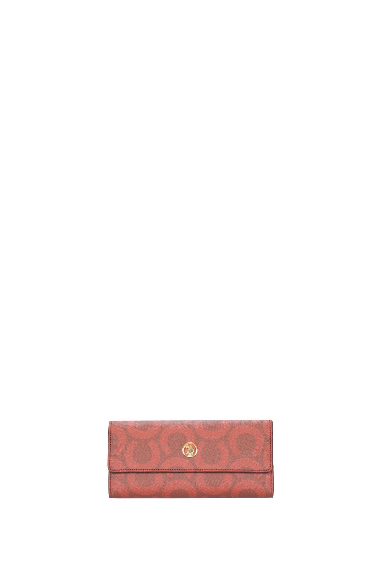 کیف زنانه نمونه کار آجری Usc24818 U.S. Polo Assn.