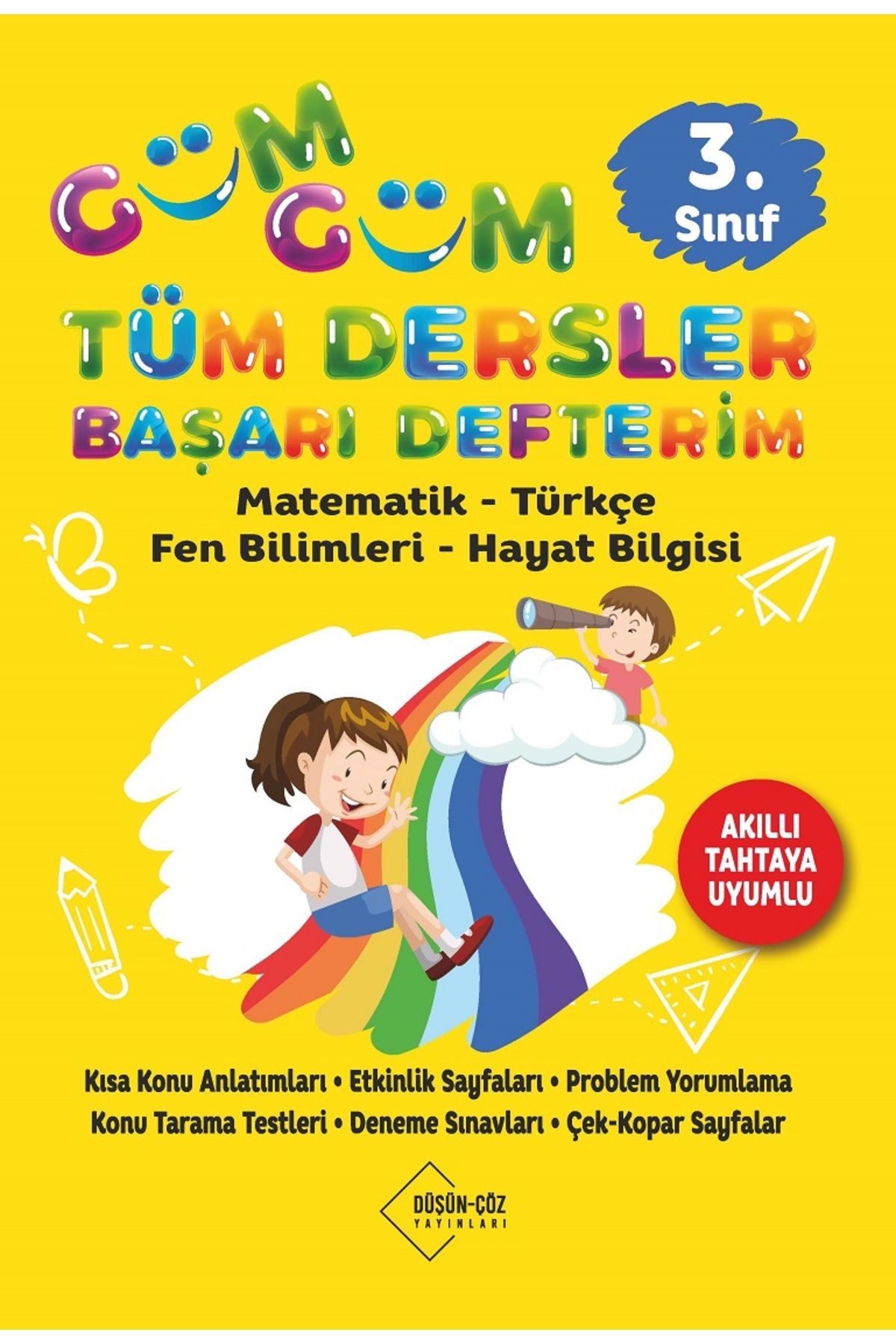 Bilge Kültür Sanat 3. Sınıf Güm Güm Tüm Dersler Başarı Defterim Matematik-Türkçe-Fen Bilimleri-Hayat Bilgisi