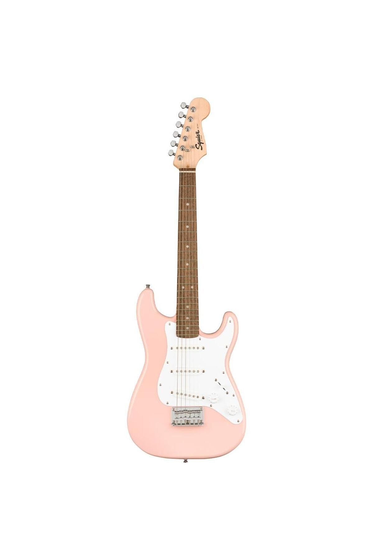 SQUIER Mini Stratocaster Laurel Klavye Shell Pink Elektro Gitar