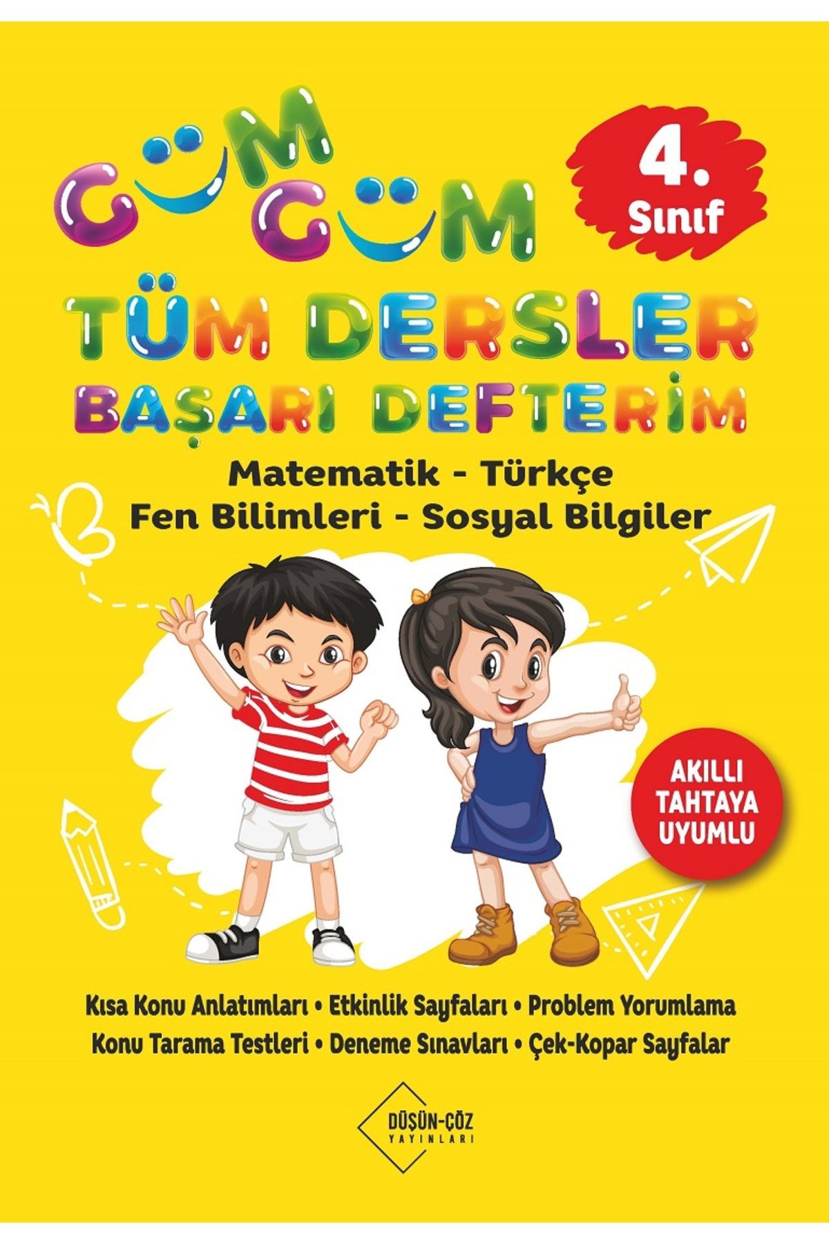 Bilge Kültür Sanat 4. Sınıf Güm Güm Tüm Dersler Başarı Defterim Matematik-Türkçe-Fen Bilimleri-Sosyal Bilgiler