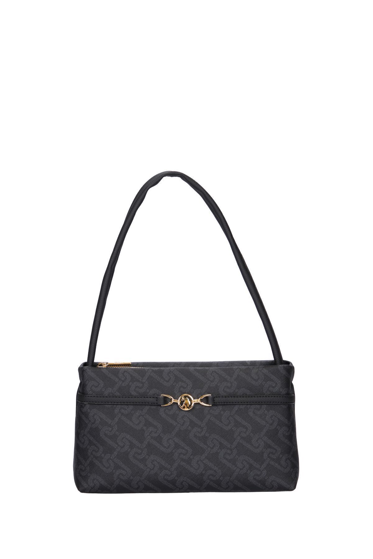 کیف شانه زنانه مشکی Us24501 U.S. Polo Assn.