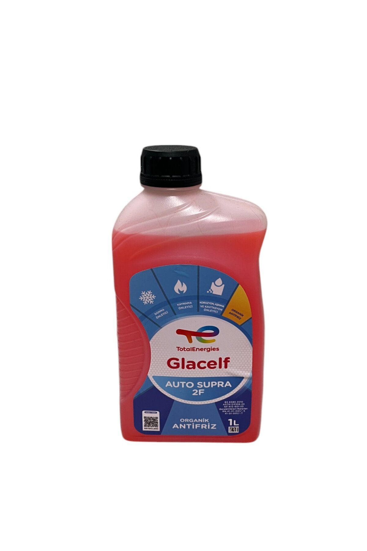 TOTAL Glacelf Auto Supra 2F Organik 4 Mevsimlik Turuncu Antifriz 1 Litre