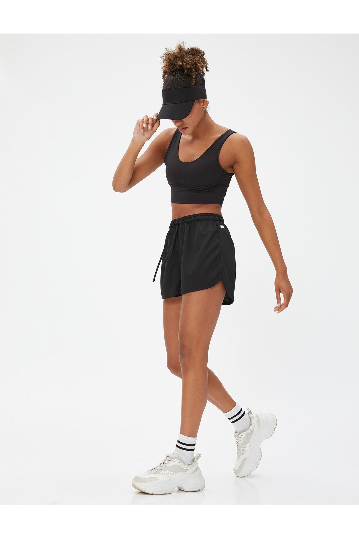 Sporcu Sütyeni Balenli Dolgusuz Slim Fit