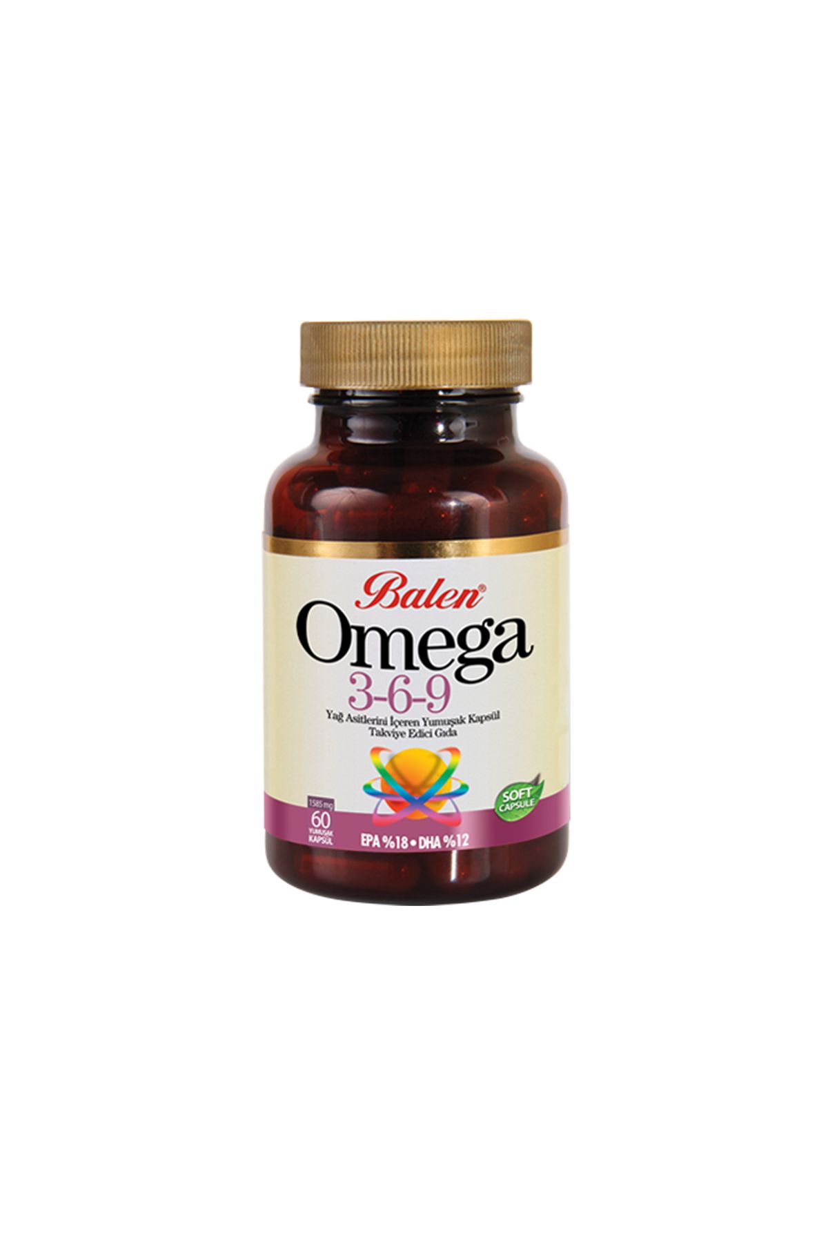 Balen Omega 3-6-9 Yağ Asitlerini İçeren Yumuşak Kapsül | Ve Bağışıklık Siste 581119