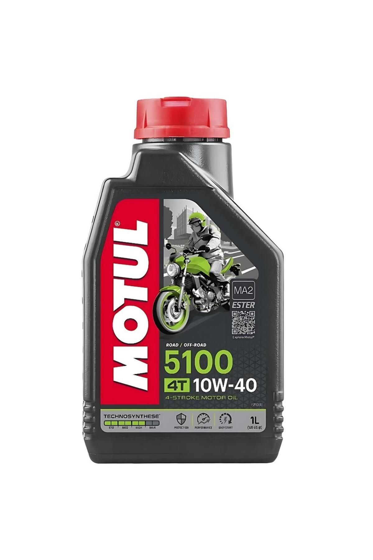 Motul 5100 10w40 1 Lt. 4 Zamanlı Motosiklet Yağı Made In France