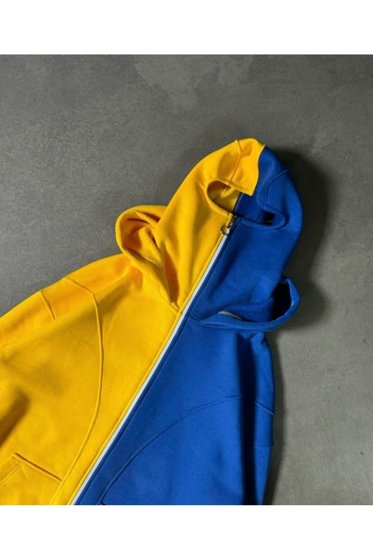 YKA 🥷Ninja Tarzı Zip Hoodie 🥷-Full Fermuarlı maskeli kapüşonlu
