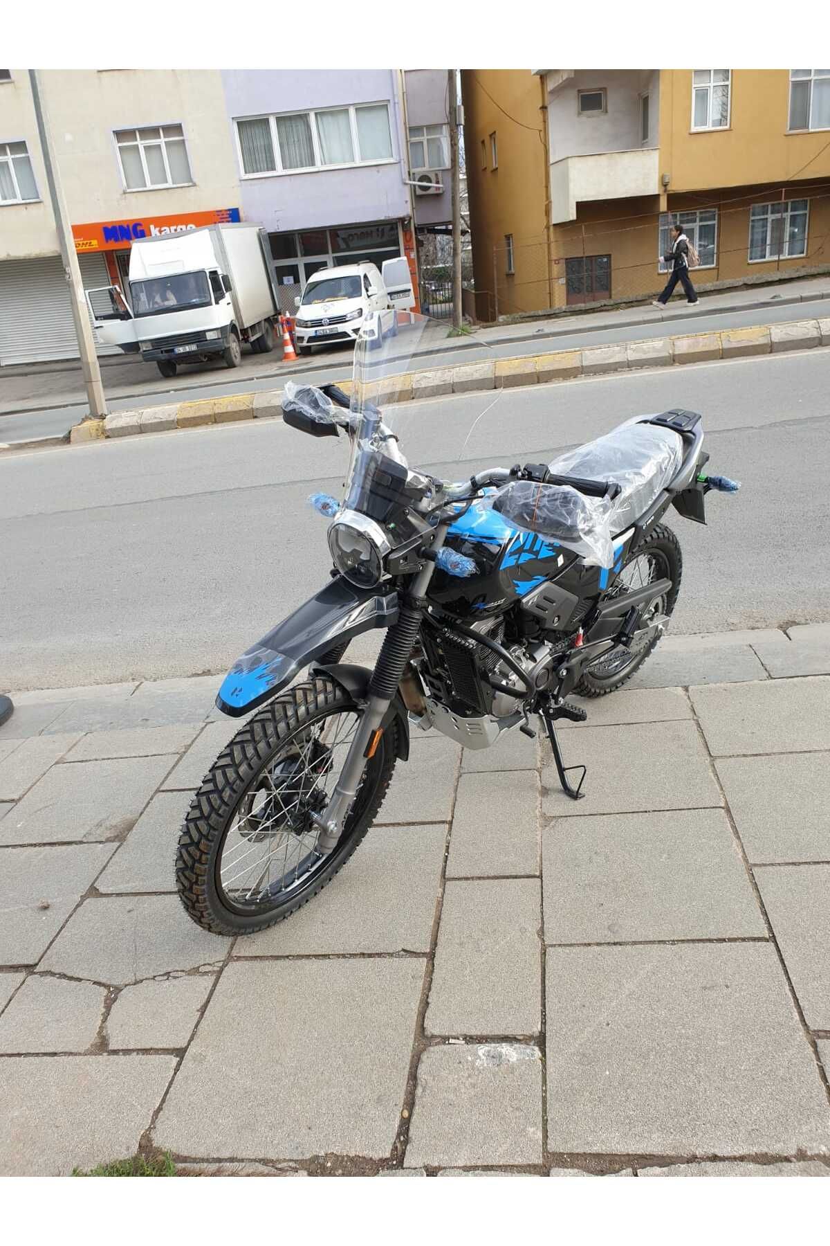 Hero X Pulse Siperlik Ön Cam 2020 2025 Model 46cm Şeffaf Renkli 4mm