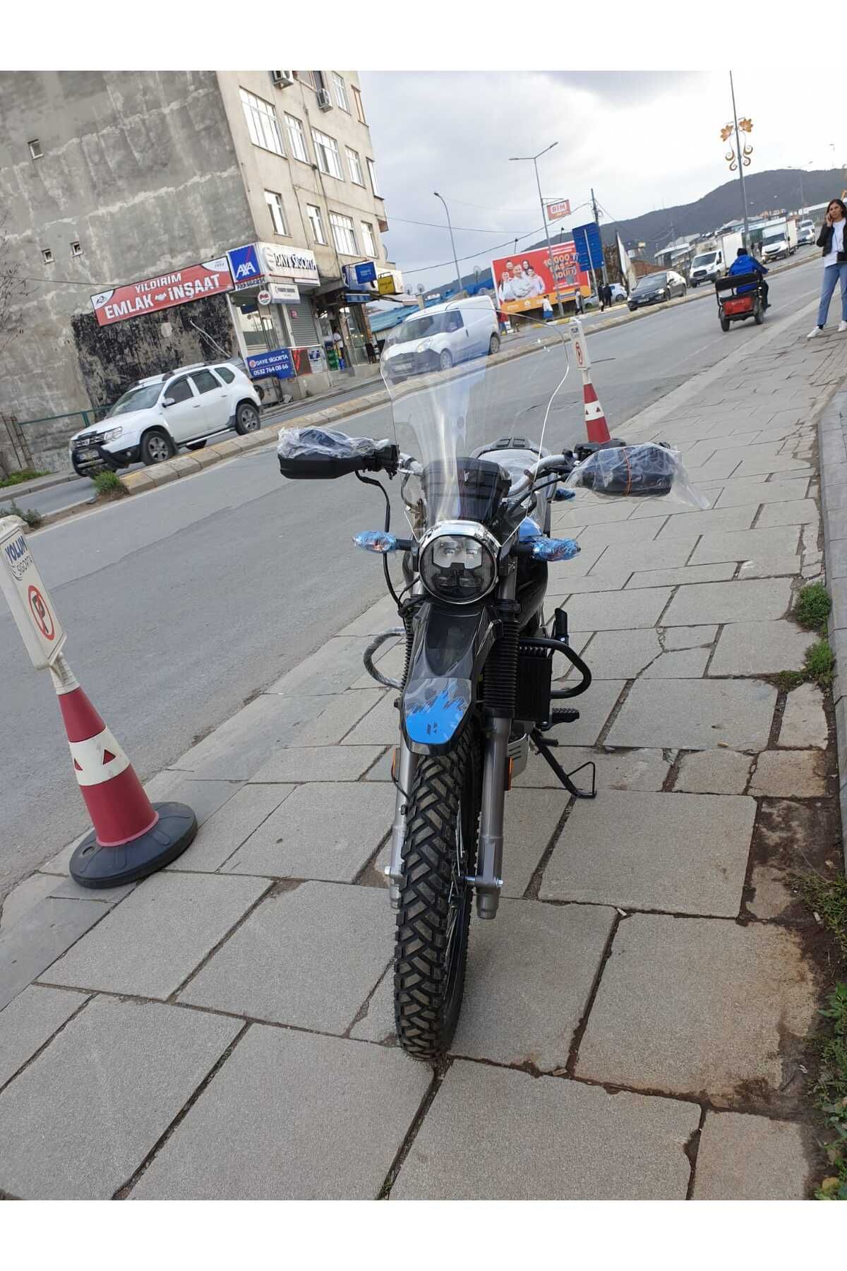 Hero X Pulse Siperlik Ön Cam 2020 2025 Model 46cm Şeffaf Renkli 4mm