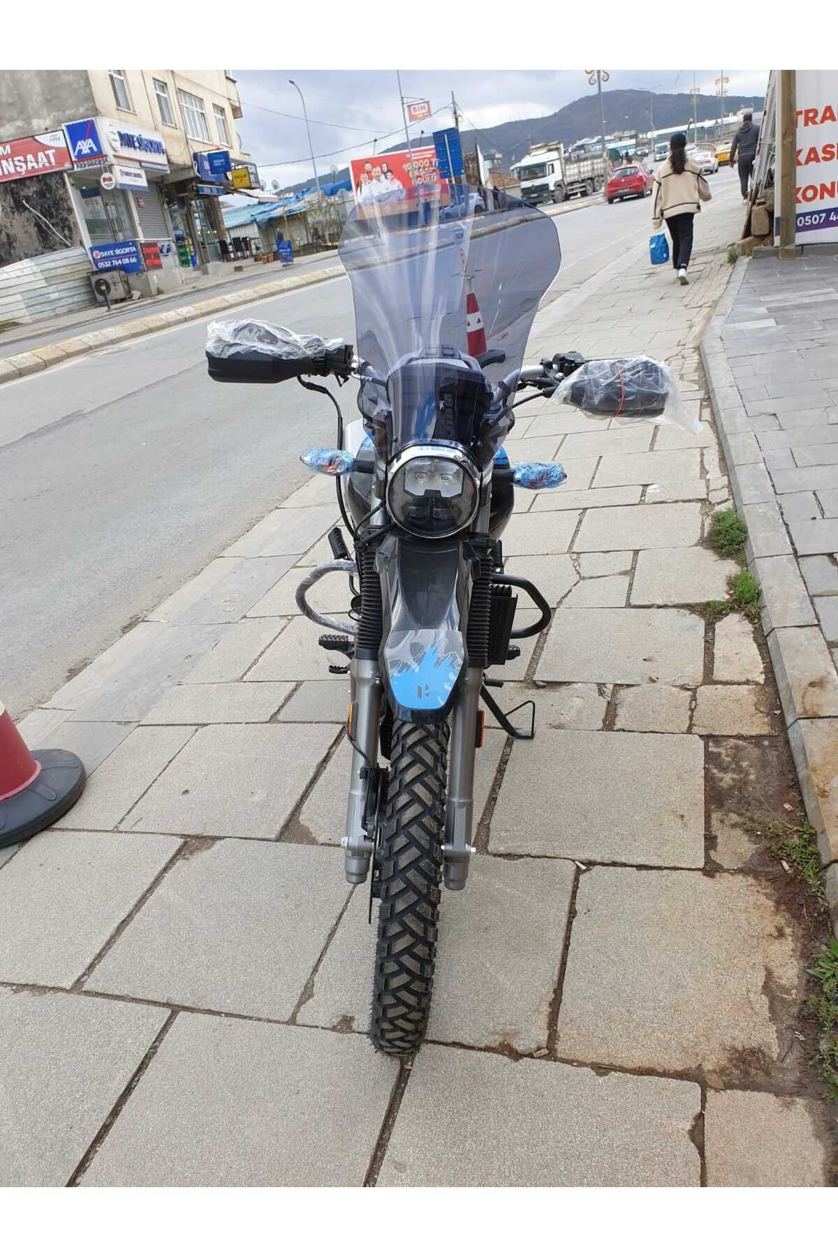 Hero X Pulse Siperlik Ön Cam 2020 2025 Model 46cm Füme Renkli 4mm
