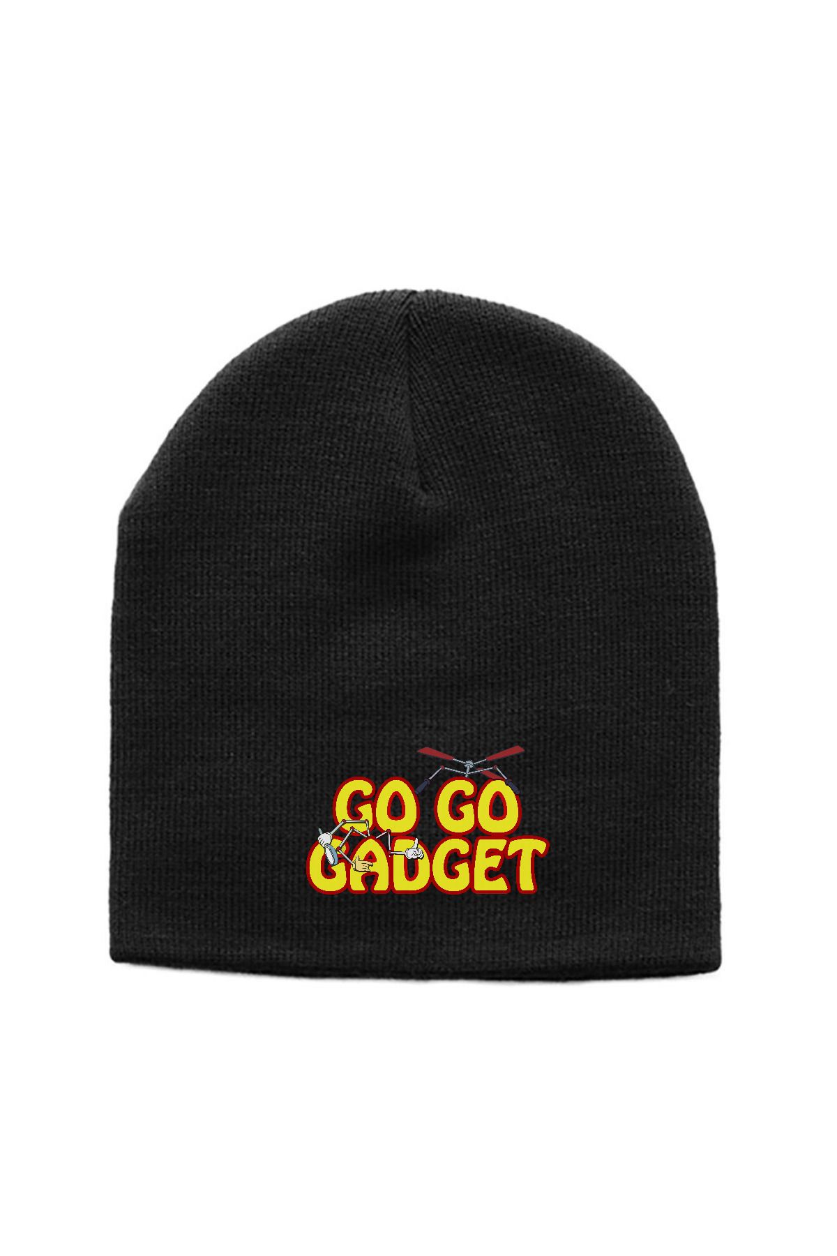 Tshirthane-Căciulă tricotată neagră Inspector Gadget Go Go Gadget 1