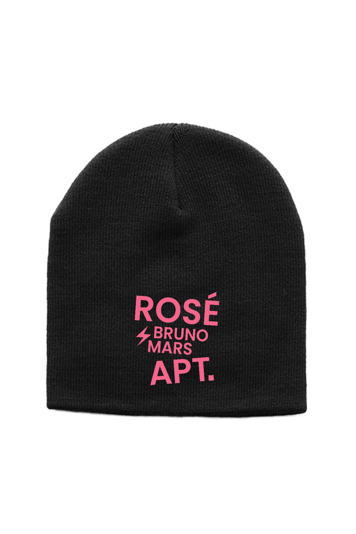 Tshirthane-قبعة سوداء محبوكة من BLACKPINK ROSE BRUNO MARS APT 1