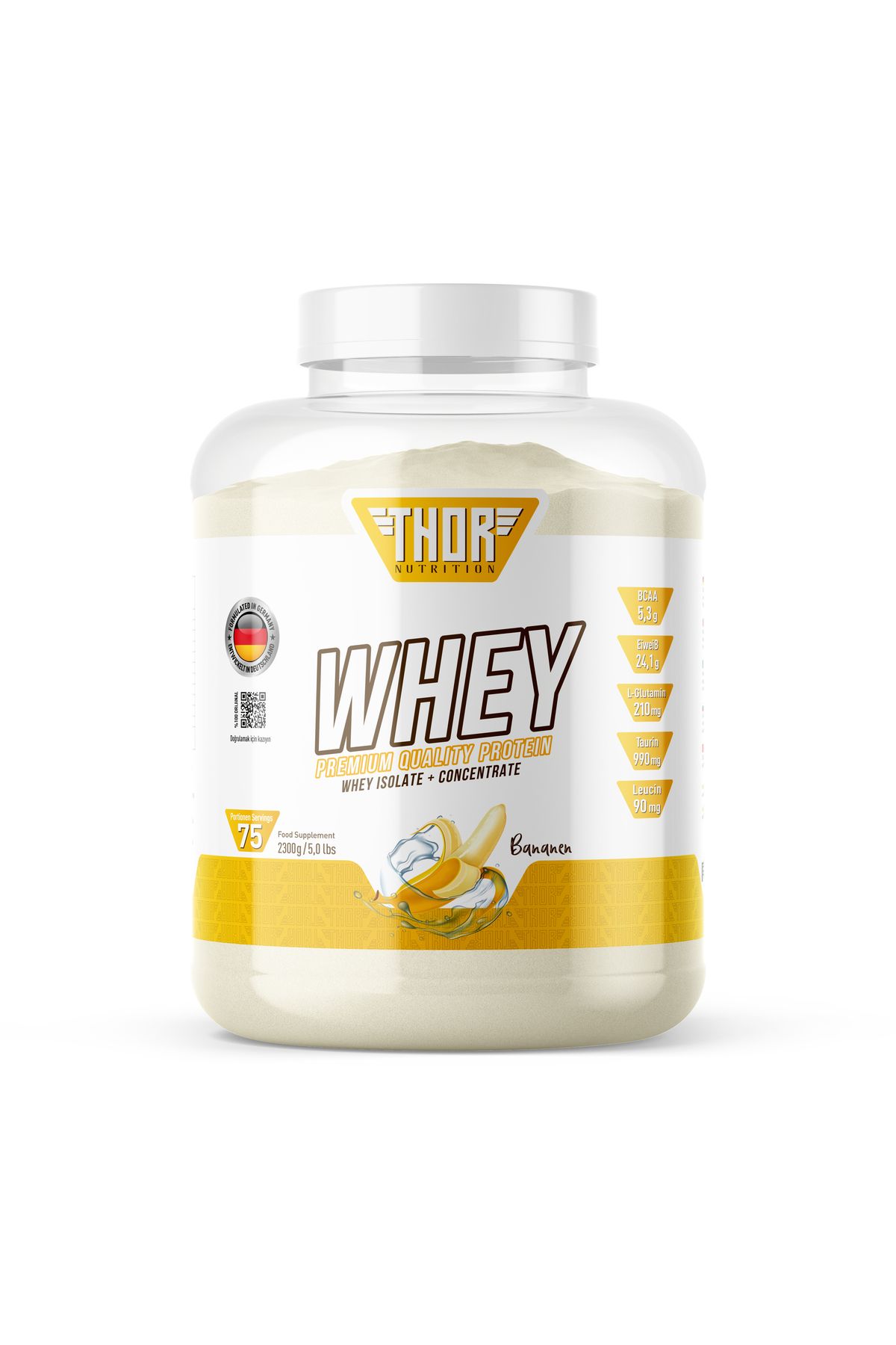 THOR NUTRITION 2.3 Kg Whey Protein Tozu