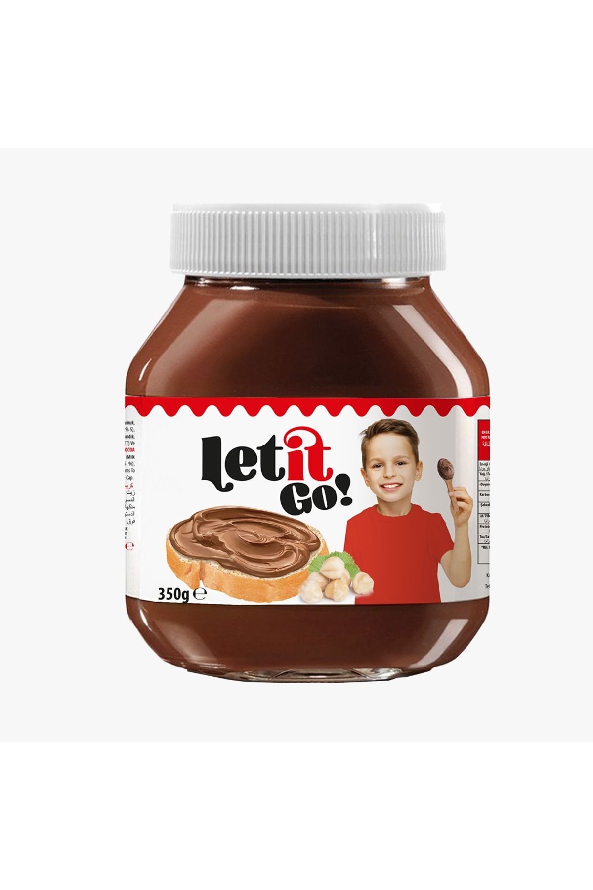 LET IT GO Kakaolu Fındık Kreması 350 Gr