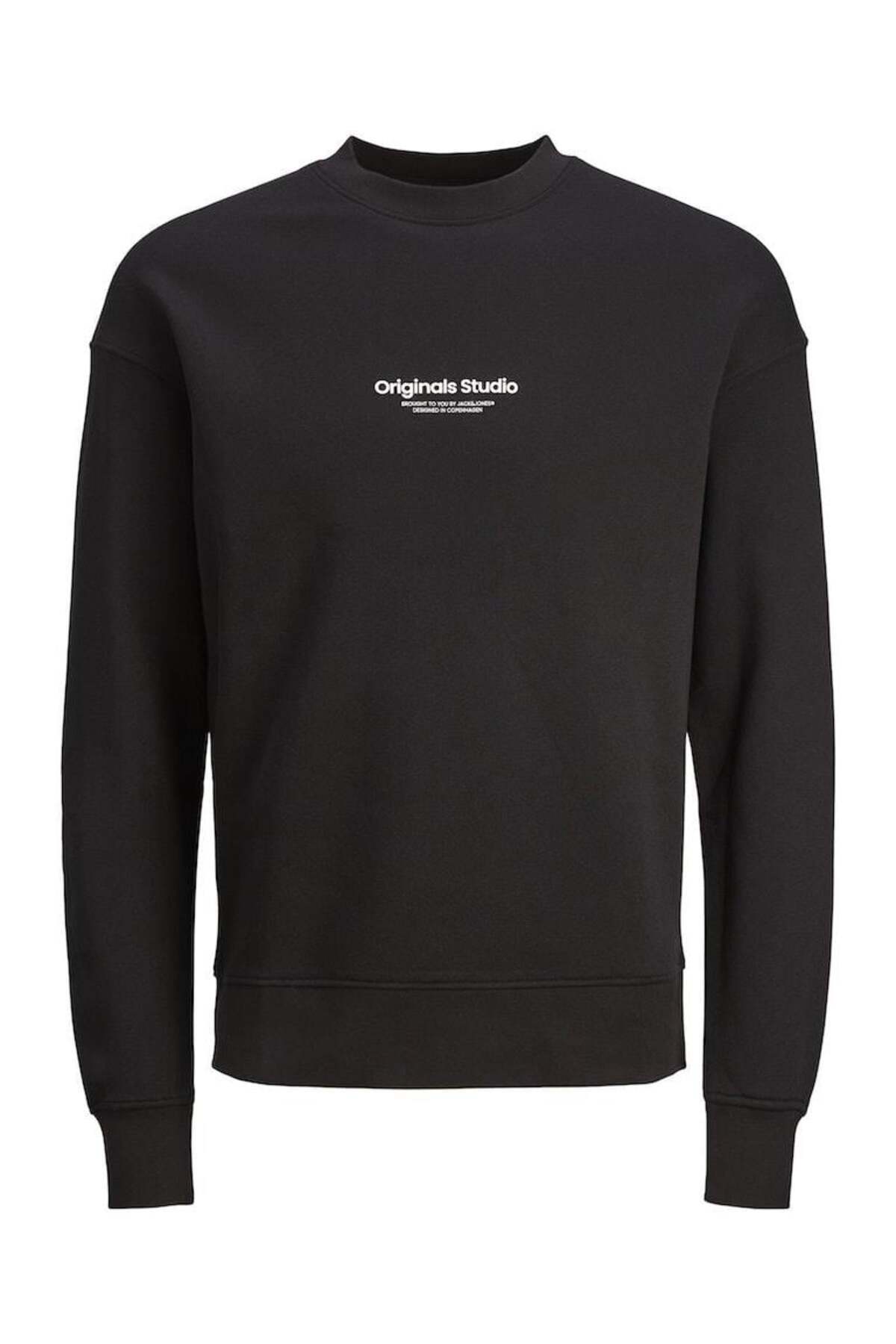جک اند جونز JORVESTERBRO SWEAT CREW NECK NOOS مشکی