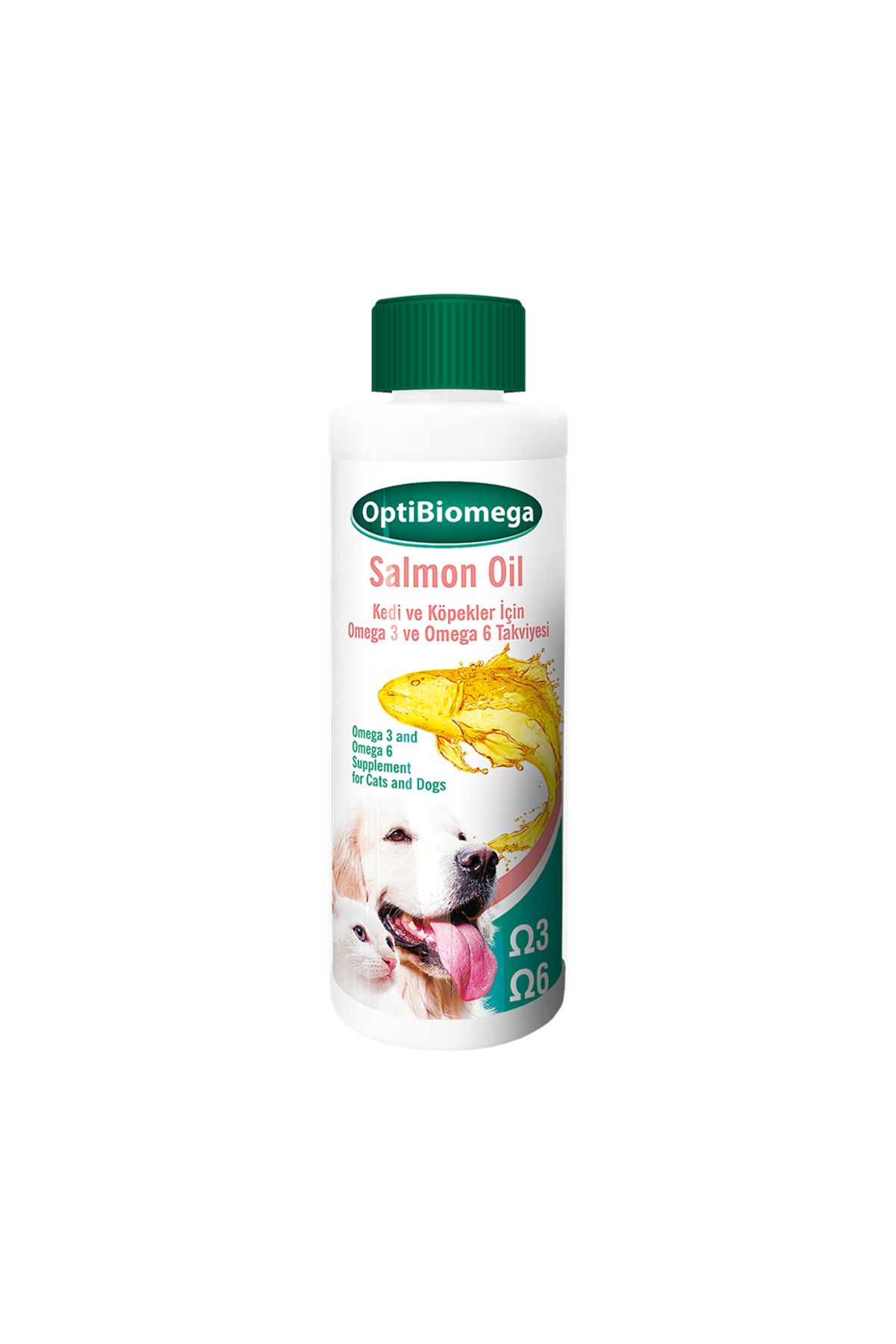 Bio PetActive OptiBiomega Salmon Oil Omega 3 ve 6 (Kedi ve Köpekler İçin Esansiyel Yağ Asiti Takviyesi) 250 Ml