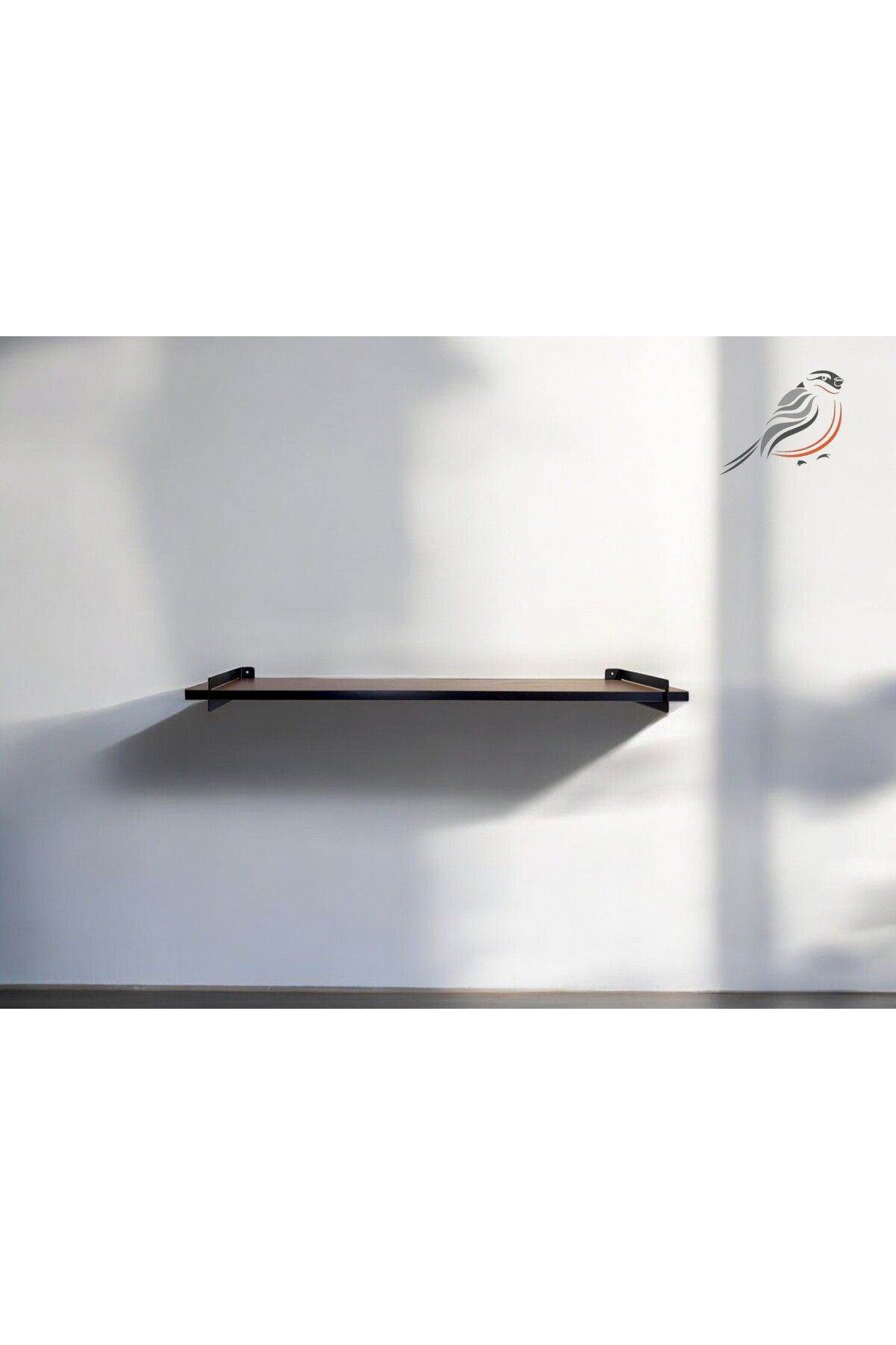 Ceviz Duvar Rafı 70cm